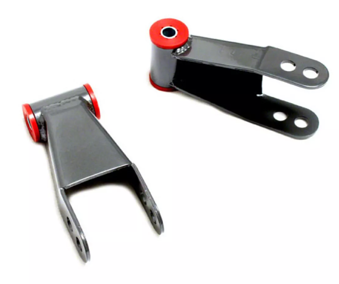 Max Trac 04-14 Ford F-150 2WD 2in Rear Lowering Shackles - 413130