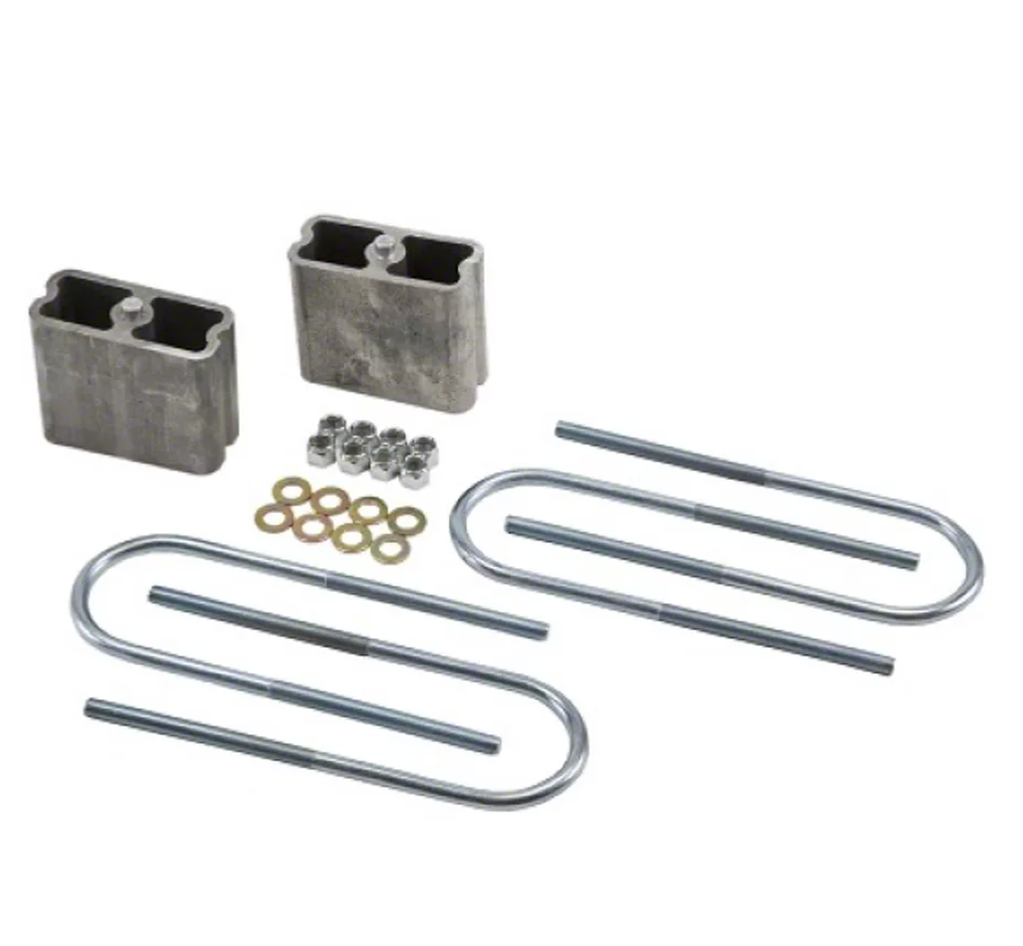 Belltech LOWERING BLOCK KIT 4inch EXTRUDED BLOCKS - 6203